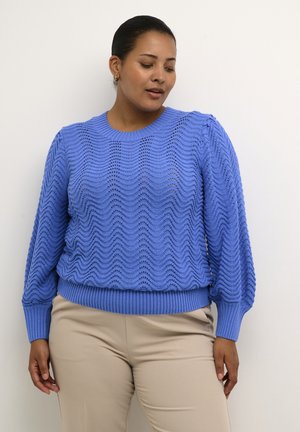 Kaffe Curve Strickpullover - ultramarine