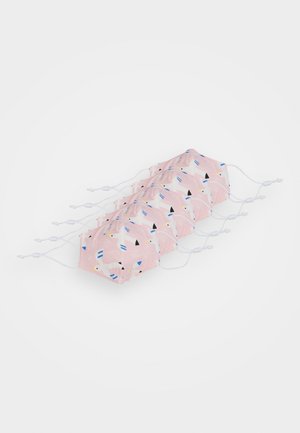 PEEP FACEMASK FREEBIRD 5 PACK UNISEX - Stoffen mondkapje - pink