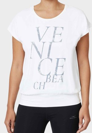 Venice Beach T-shirt con stampa - white