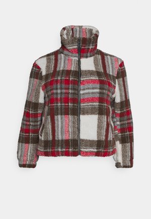 Noisy May Curve, NMNICHELA JACKET - Flísová bunda - molten lava