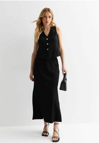 New Look BUTTON FRONT  - Väst - black