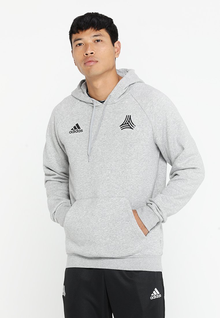 adidas Performance TAN HOOD - Hoodie - grey - Zalando
