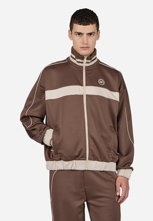 ZERNO JACKET - Zip-up sweatshirt - cozy brown