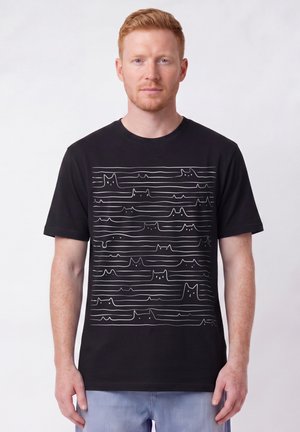 watapparel, UNISEX - Print T-shirt - black