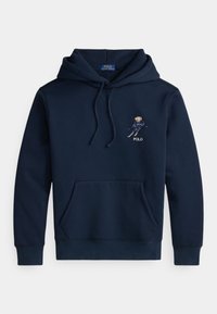 POLO BEAR FLEECE HOODIE - Φούτερ με κουκούλα - worth navy/active bear