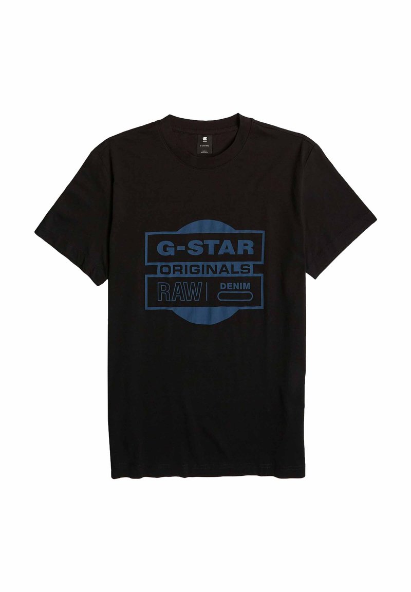 G-Star T-shirt print zwart
