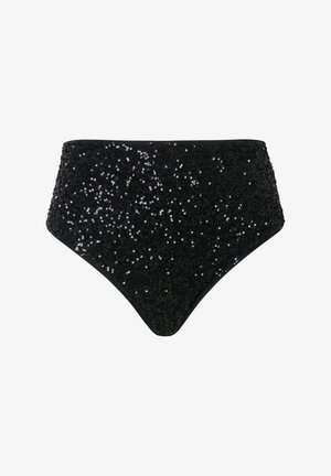 Studio Untold, HIGHWAIST PAILLETTEN - Braguita de bikini - black