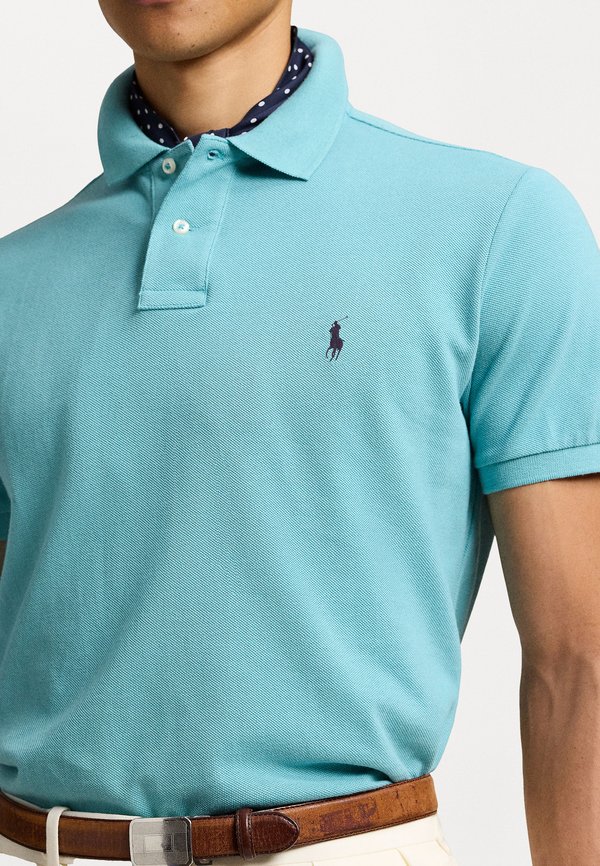 THE ICONIC MESH POLO SHIRT - Polo shirt - deep seafoam2