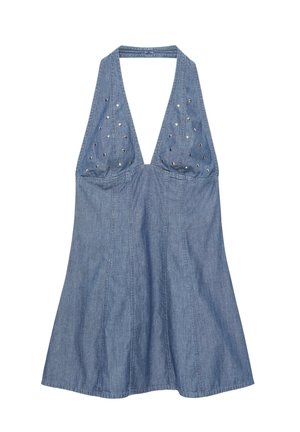 PULL&BEAR, Robe en jean - dark blue