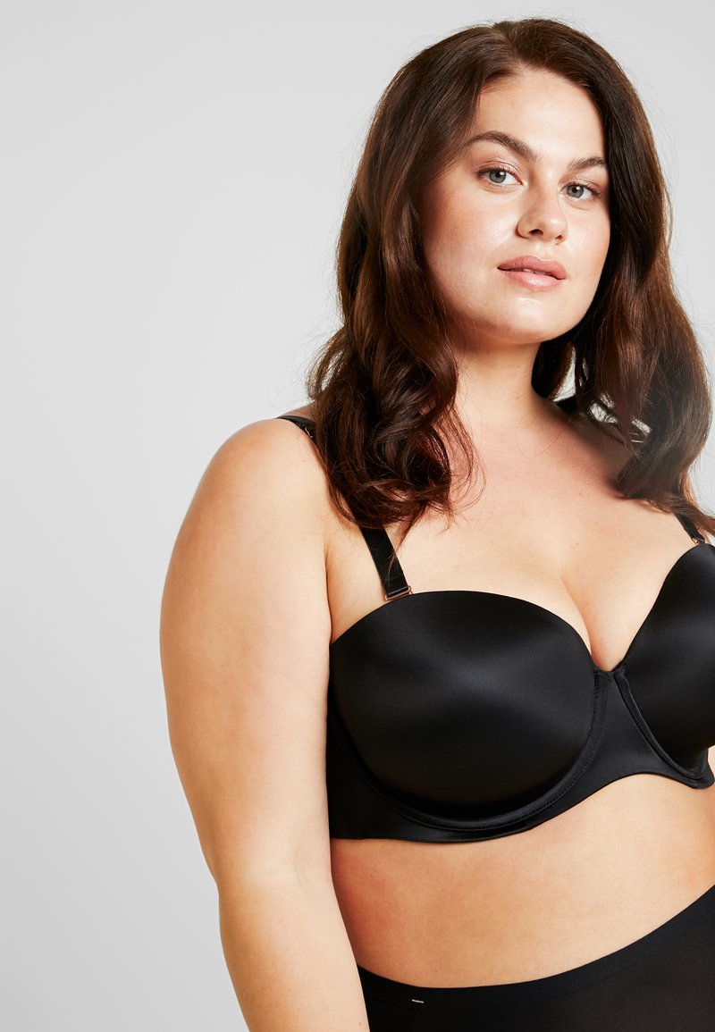 Savage X Fenty Plus Strapless Bra Multiway Strapless Bra Caviar Black Zalando Ie