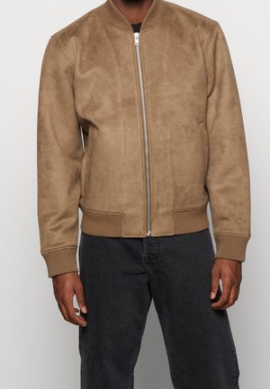 Imitatieleren jas - brown