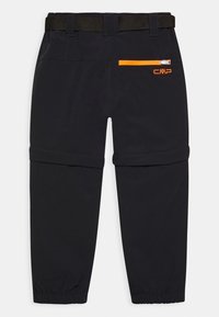 CMP KID ZIP OFF PANT UNISEX - Calças para exterior - antracite-flash orange