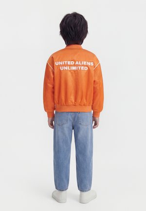 TRAVEL AGENCY BASEBALL JACKET UNISEX - Μπουφάν τύπου bomber - orange