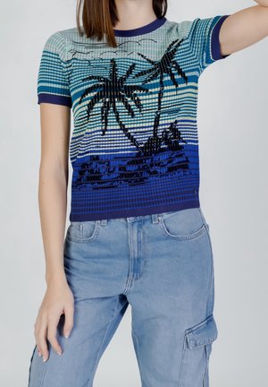 Desigual, T-shirt imprimé - blue