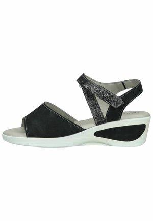 Wedge sandals - black
