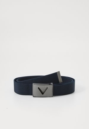 V LOGO BELT - Belt - peacoat