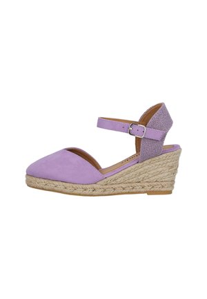 Zapatos de plataforma - violett