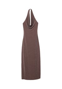 HALTER MIDI - Galajurk - dark brown