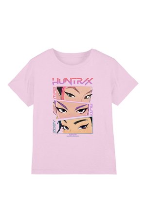 KPOP DEMON HUNTERS HUNTRIX EYES COMIC STRIP - T-Shirt print - pink