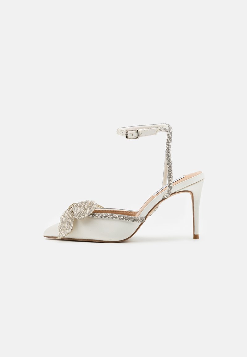 Steve Madden - LUMINOSO - Sandaalit nilkkaremmillä - ivory, Suurenna