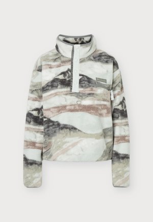 Columbia, HELVETIA PRINTED CROPPED HALF SNAP - Поларен пуловер - sedona sage
