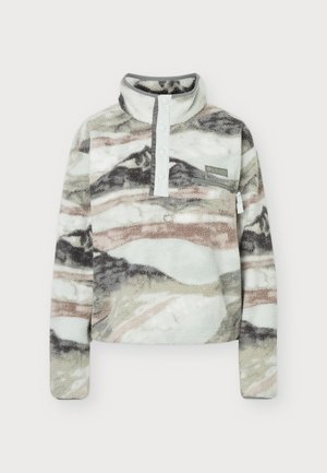 Columbia, HELVETIA PRINTED CROPPED HALF SNAP - Поларен пуловер - sedona sage