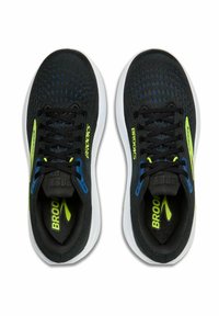 Brooks GHOST MAX 3 - Scarpe da corsa su strada - black/navy/acid lime