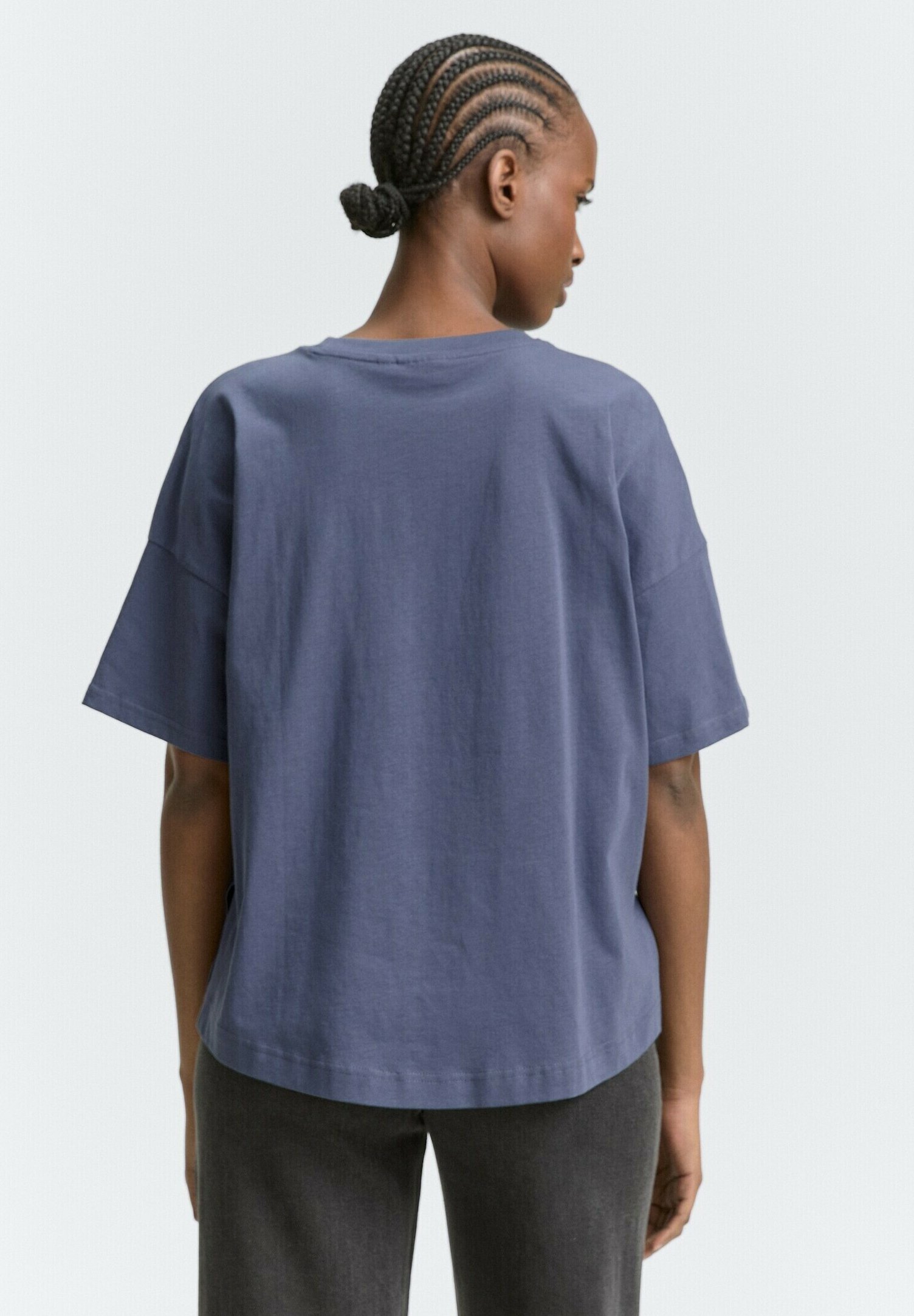 売れ筋商品|||トム テイラー デニム Tシャツ レディース トップス BASIC - Basic T-shirt - foggy ocean blue TOM TAILOR DENIM BASIC - T-Shirt basic - foggy ocean blue
