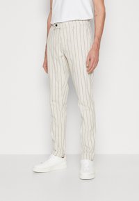 Antony Morato TROUSERS BRYAN IN STRIPED GARMENT DYE - Bukse - paper