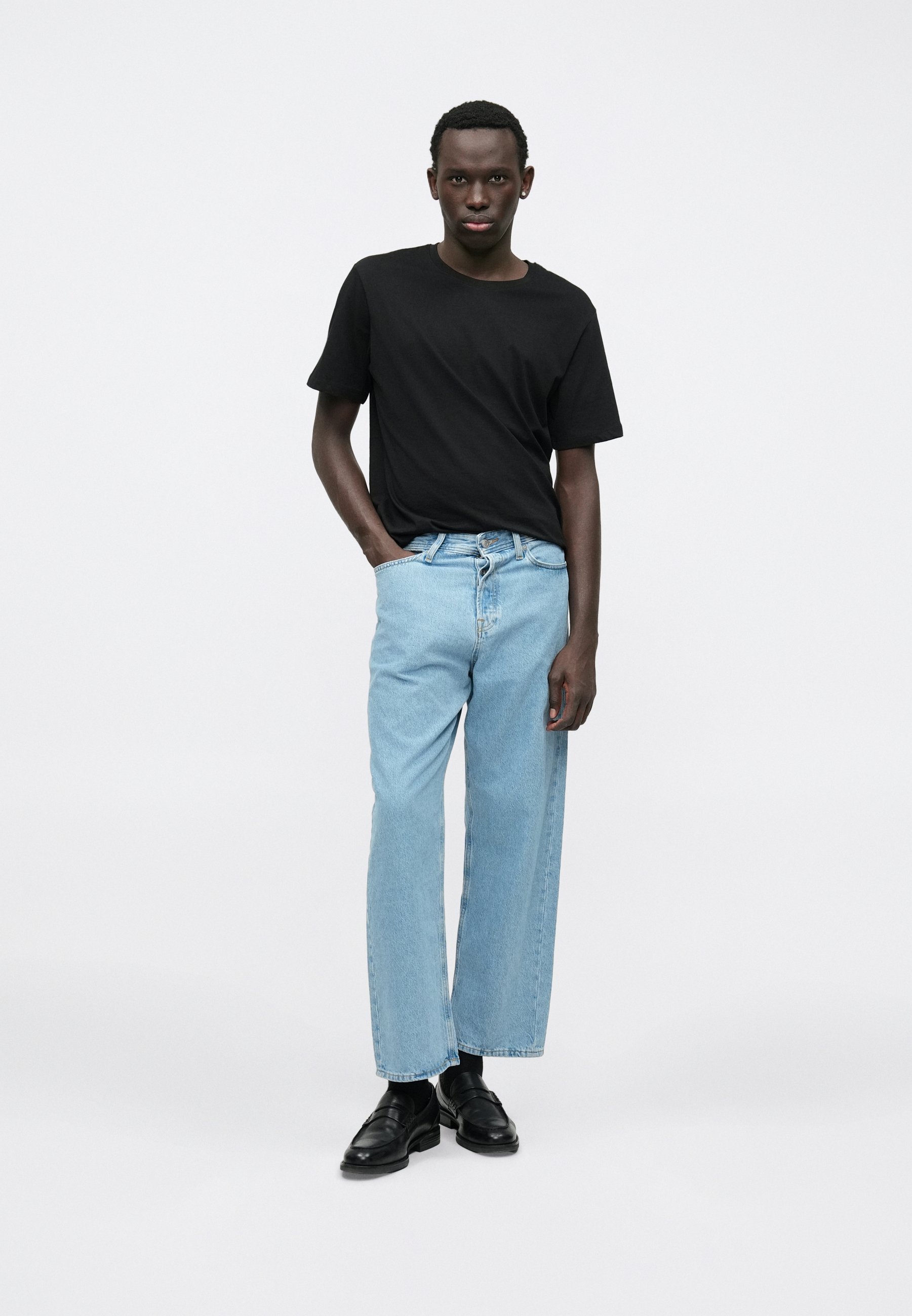 JACK & JONES JJEORGANIC BASIC TEE SS O-NECK NOOS JNR - T-Shirt Uomo In Cotone Biologico (Nero, 164)