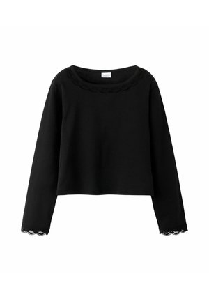 Topper langermet - black