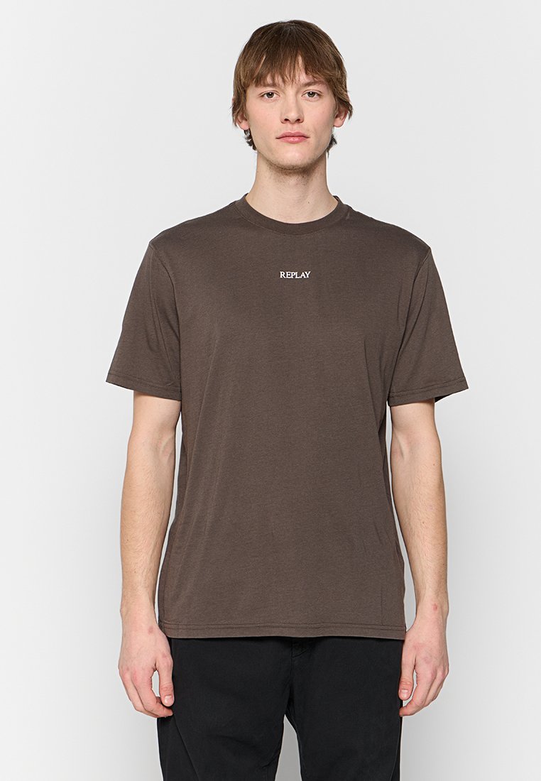 Replay T-shirt basic bruin