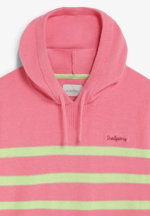 STRIPES - Jersey con capucha - pink
