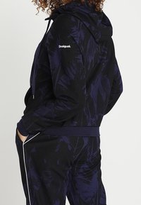 Desigual Sudadera con cremallera - blue