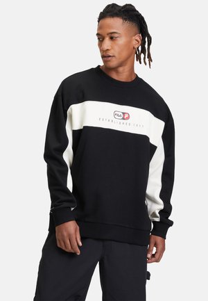 CREW   - Felpa - black antique white