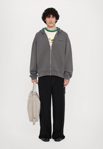 Holzweiler OMEN FLORA ZIP HOODIE UNISEX - Zip-up sweatshirt - grey