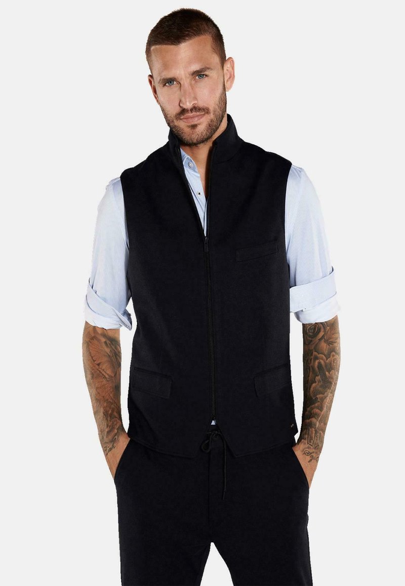 Emilio Adani Waistcoat - saphirblau