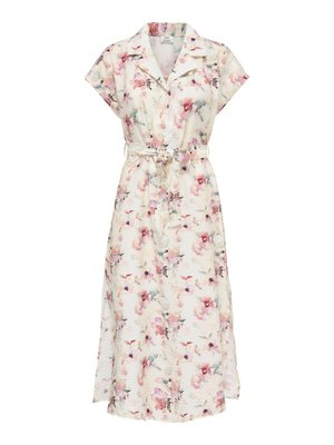 JDY, JDYTROYA LIFE S/L MIDI DRESS WVN DIA - Blousejurk - cloud dancer