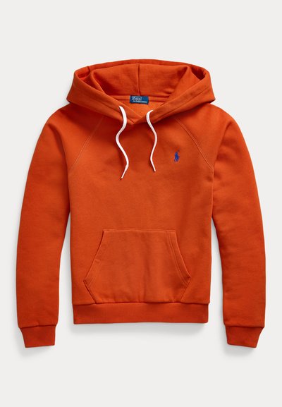 Polo Ralph Lauren SHRUNKEN FIT FLEECE HOODIE - Džemperis ar kapuci - college orange