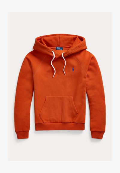 Polo Ralph Lauren SHRUNKEN FIT FLEECE HOODIE - Majica s kapuljačom - college orange