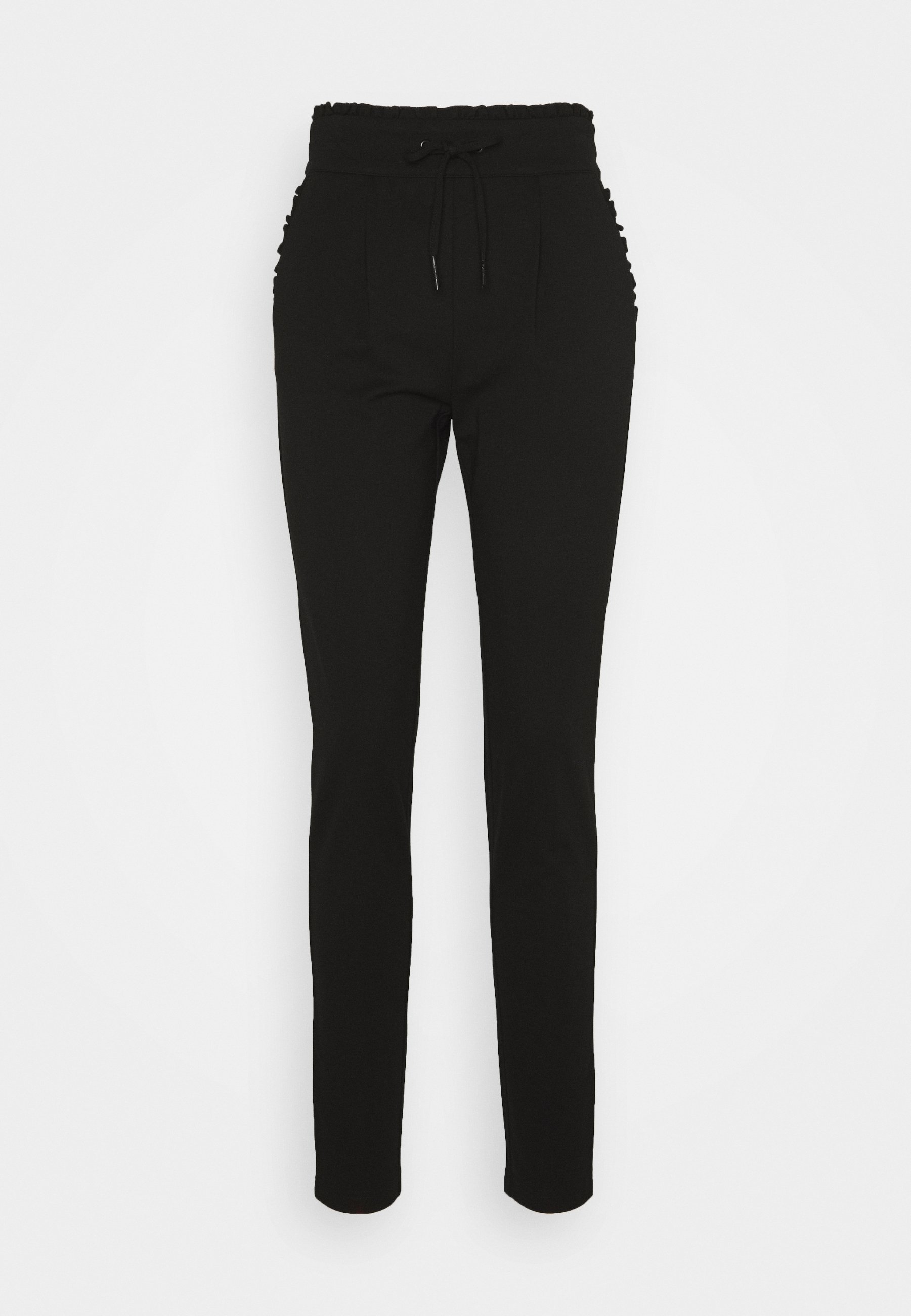 ONLPOPTRASH EASY FRILL PANT Joggebukse black ONLPOPTRASH EASY FRILL PANT Joggebukse black
