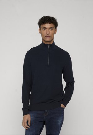 INDICODE JEANS BARCERLE ½ ZIP - Neule - sky captain