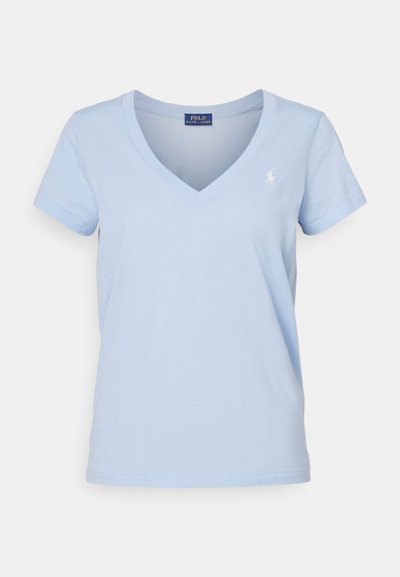 Polo Ralph Lauren COTTON JERSEY V-NECK T-SHIRT - T-shirt basic - office blue