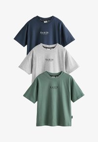 Valgt, navy green grey