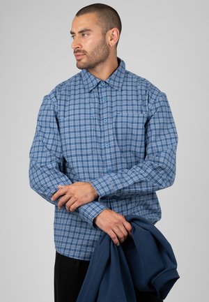 PROHIBITED, CHECKERED FLANNEL SHIRT UNISEX - Shirt - blue