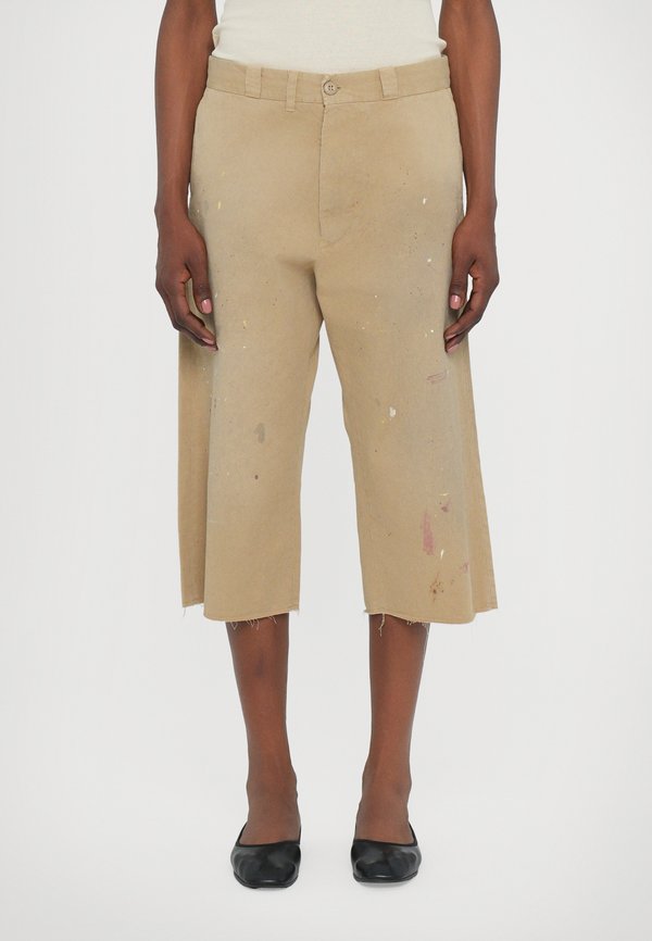 Denim shorts - sand beige