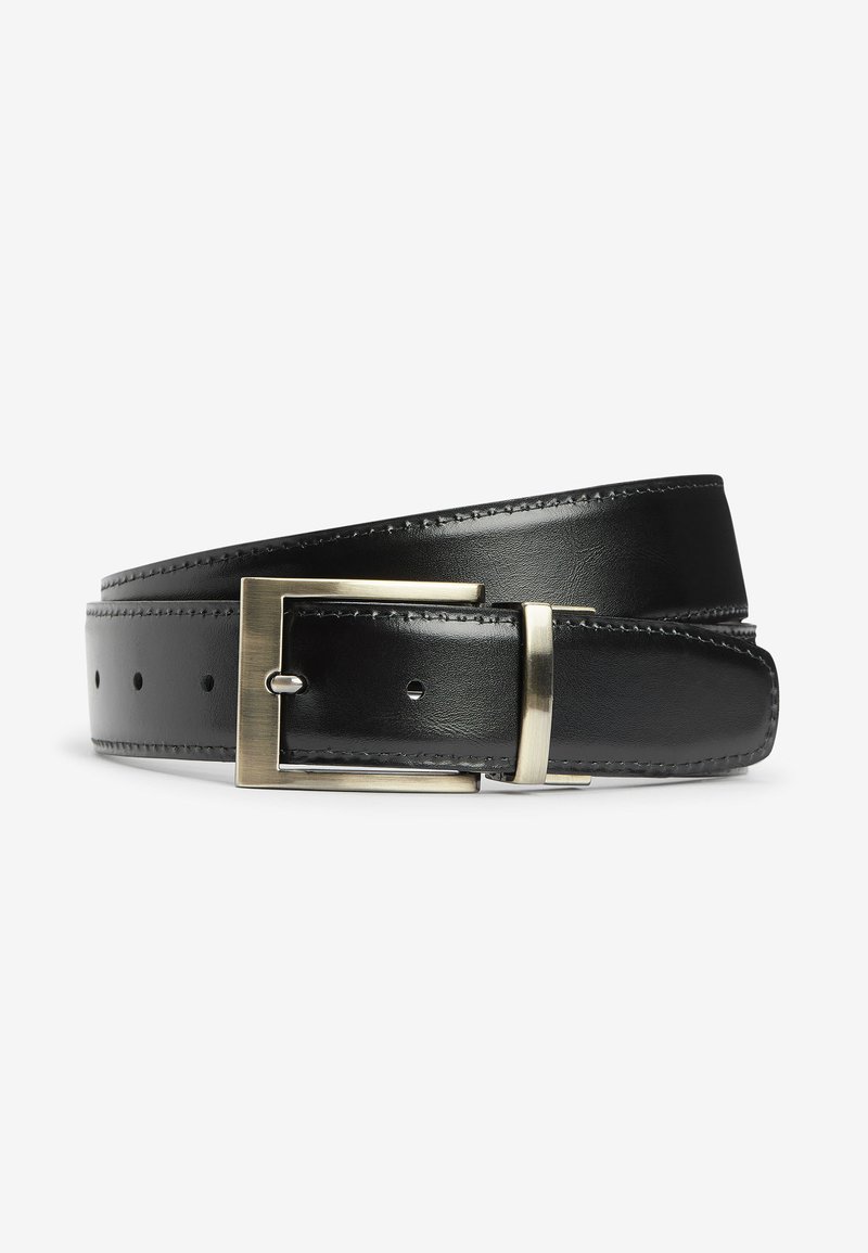 Herren Gürtel klassisch | Next TAN/BLACK SIGNATURE ITALIAN LEATHER REVERSIBLE BELT Gürtel black/schwarz - LY74500 Herren Gürtel klassisch | Next TAN/BLACK SIGNATURE ITALIAN LEATHER REVERSIBLE BELT Gürtel black/schwarz - LY74500