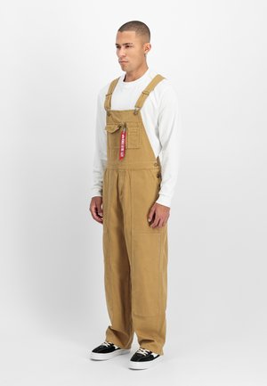 Dungarees - khaki