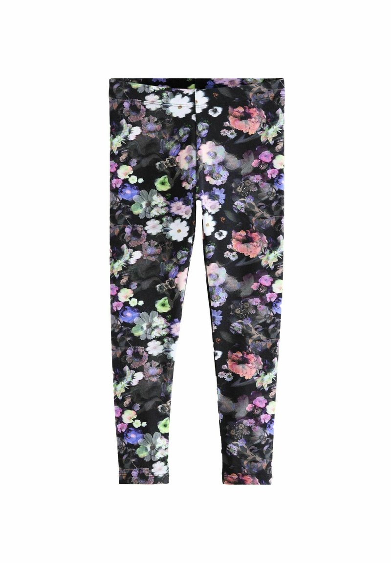 Next ANIMAL PRINT - Leggings - Byxor - black purple floral