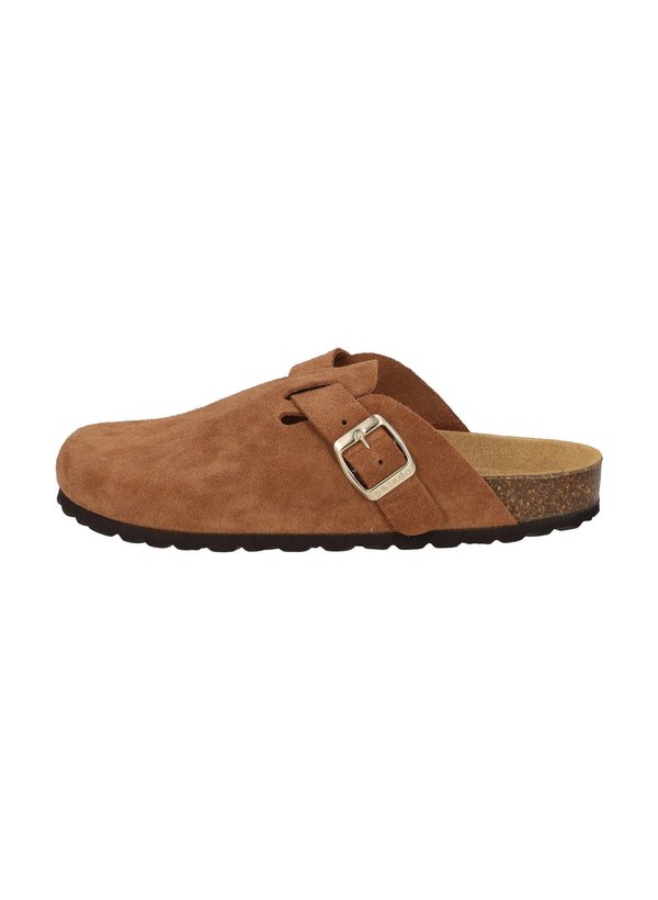 KIEL - Pantolette flach - hellbraun